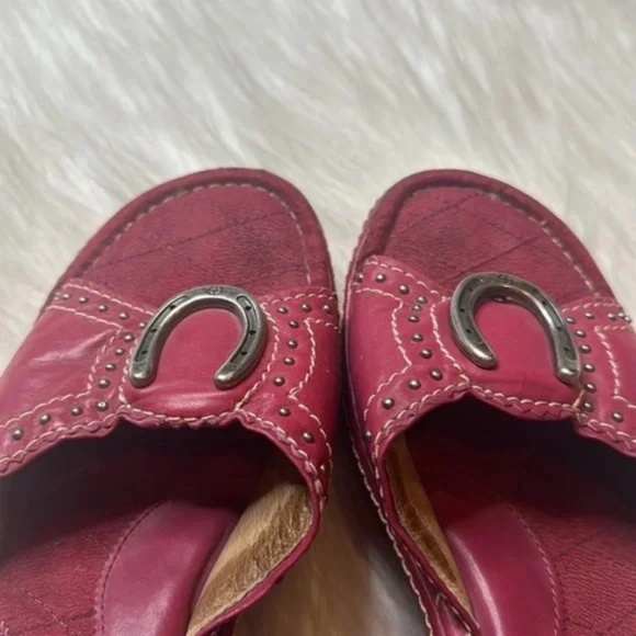 Ariat Leather Horseshoe slip-on platform sandals size 9.5 - Picture 5 of 8